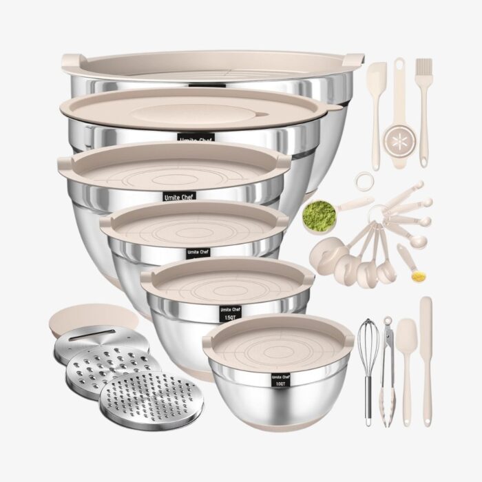 Mixing Bowls with Airtight Lids Set