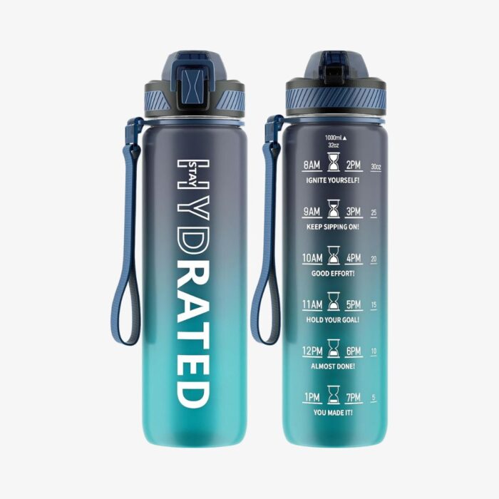 Water Bottle with Straw