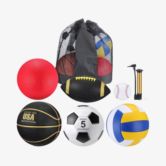 Libima 6 Pcs Multi Sport Ball Set